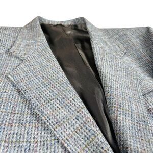 Vintage Levi's Tweed Wool Sport Coat USA Men's 44R Blazer Formal Business Casual